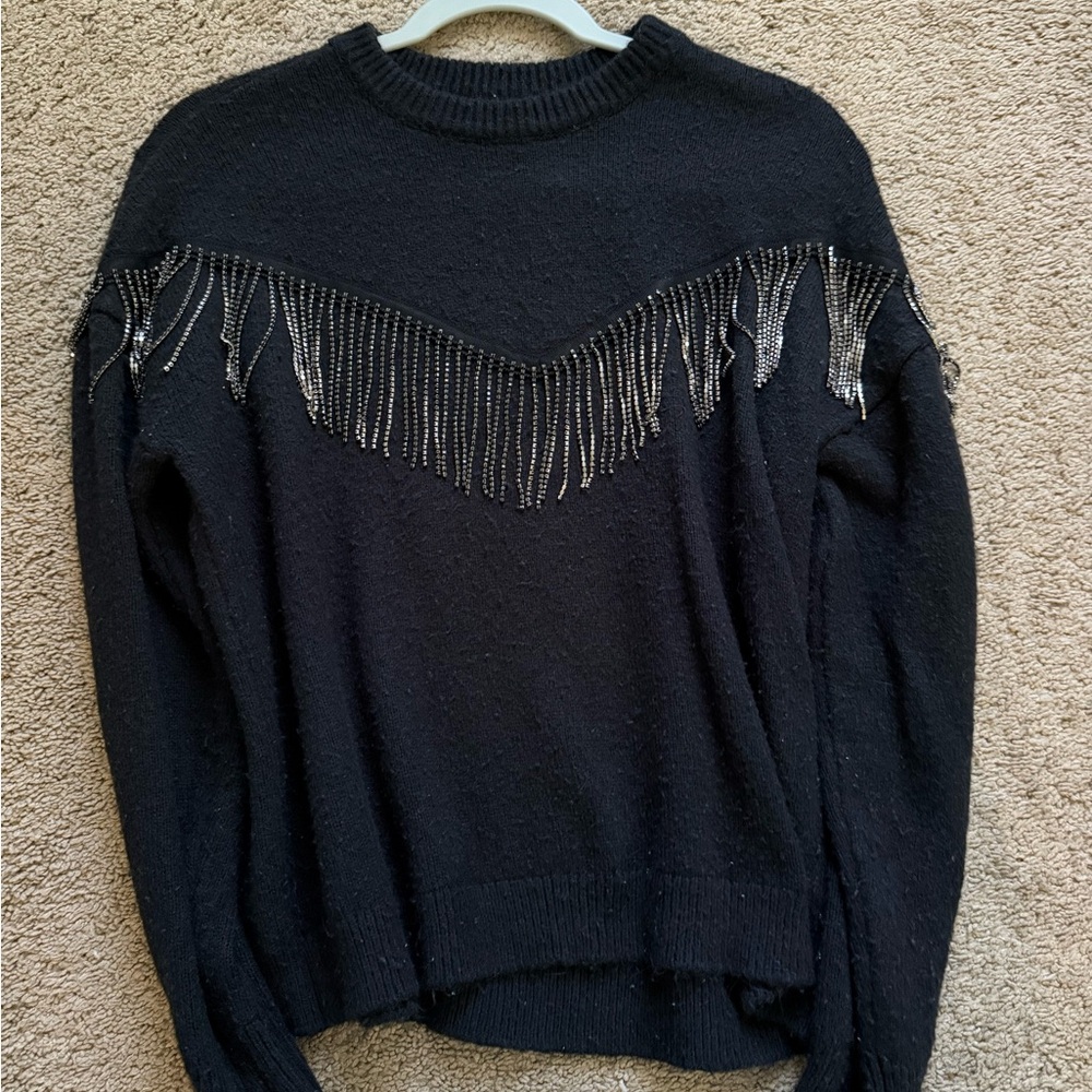 Express Black Knit Sweater